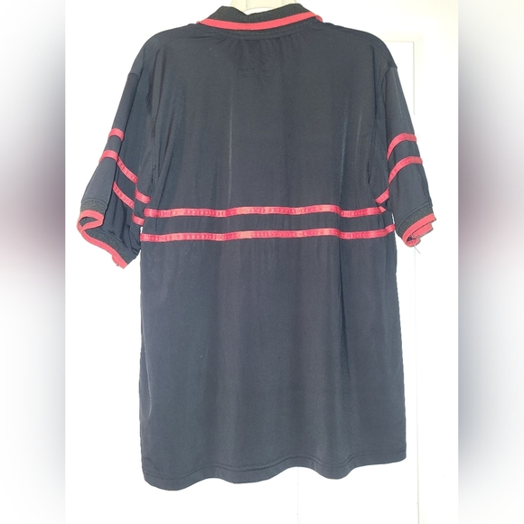Piston Driven SEMA Show Performance Polo Shirt Size Medium Black Red - Picture 3 of 6